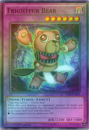 bear yugioh cards 401 Games Canada - Frightfur Bear (Shatterfoil) - SP15-EN031 - Shatterfoil Rare