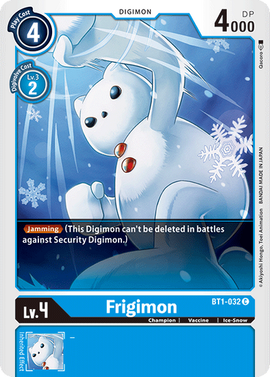 Frigimon - BT1-032 - Common available at 401 Games Canada