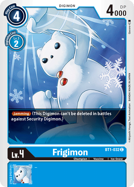 Frigimon - BT1-032 - Common available at 401 Games Canada