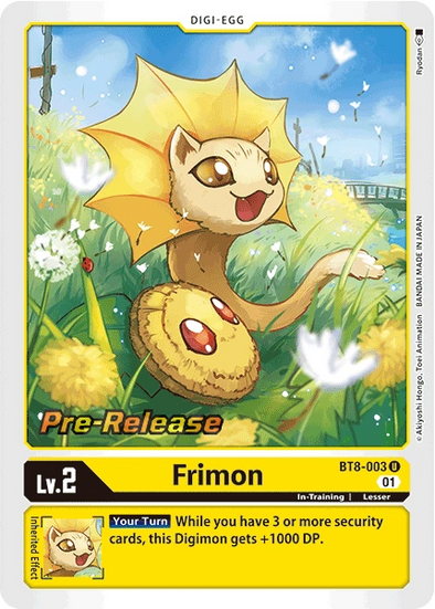 Frimon - BT8-003 - Uncommon - Pre-Release Promo available at 401 Games Canada