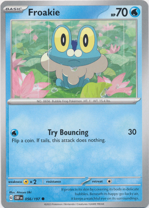 Froakie - 056/197 - Common available at 401 Games Canada