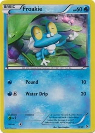 Froakie - 12/39 - Holo available at 401 Games Canada