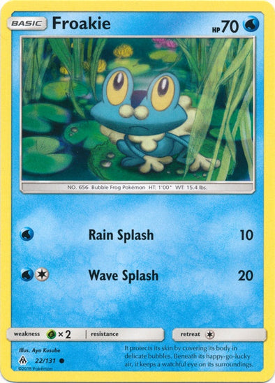 Froakie - 22/131 - Common available at 401 Games Canada