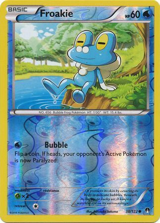 Froakie - 38/122 - Common - Reverse Holo available at 401 Games Canada