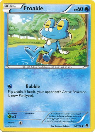 Froakie - 38/122 - Common available at 401 Games Canada
