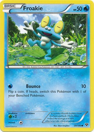 Froakie - 39/146 - Common available at 401 Games Canada