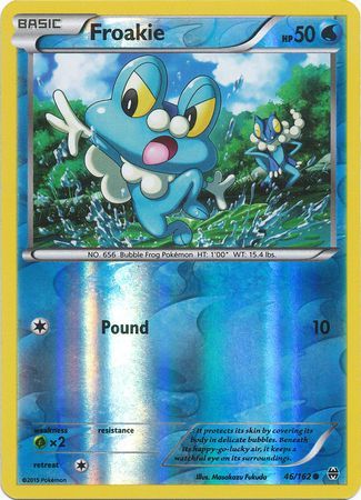 Froakie - 46/162 - Common - Reverse Holo available at 401 Games Canada