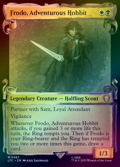 401 Games Canada - Frodo, Adventurous Hobbit - Scroll Showcase (Foil) (LTC) 401 Games Canada - Frodo, Adventurous Hobbit - Scroll Showcase (Foil) (LTC)