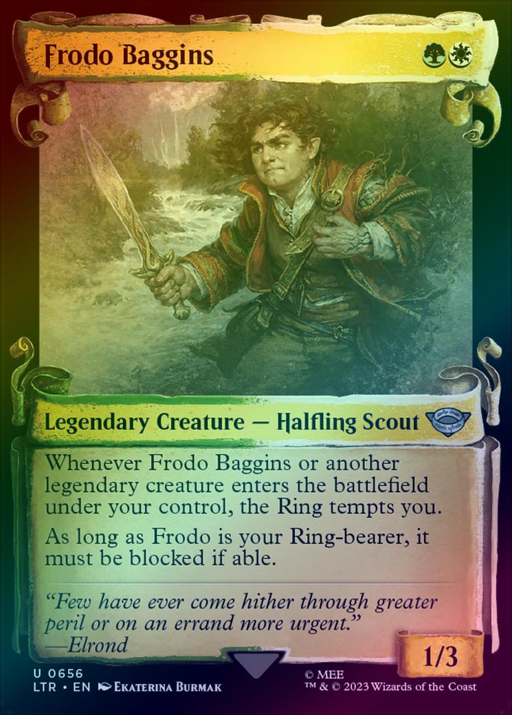 401 Games Canada - Frodo Baggins - Scroll Showcase (Foil) (LTR) 401 Games Canada - Frodo Baggins - Scroll Showcase (Foil) (LTR)