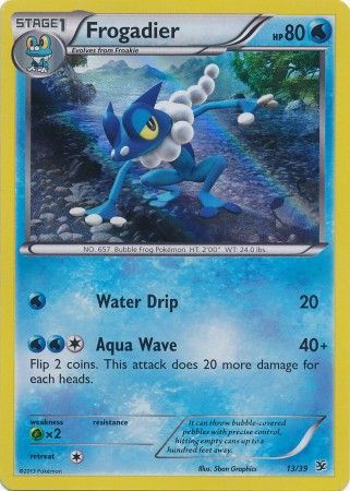 Frogadier - 13/39 - Holo available at 401 Games Canada