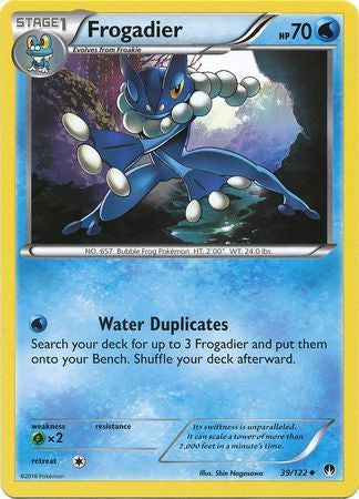 Frogadier - 39/122 - Uncommon available at 401 Games Canada