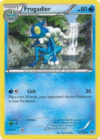 Frogadier - 40/146 - Uncommon available at 401 Games Canada