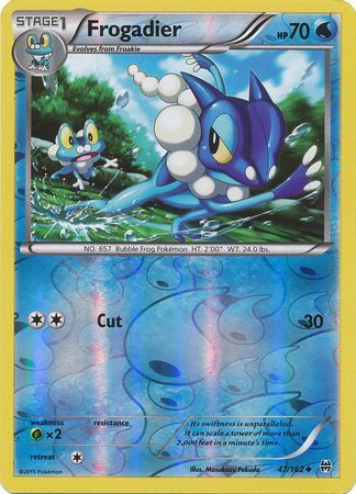 Frogadier - 47/162 - Uncommon - Reverse Holo available at 401 Games Canada