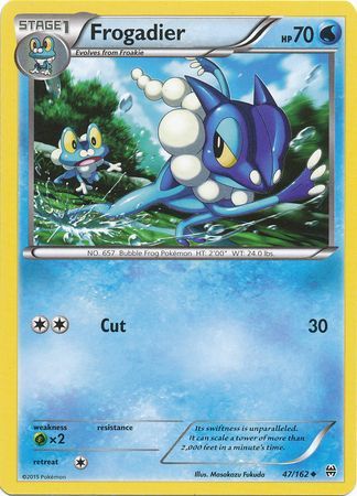 Frogadier - 47/162 - Uncommon available at 401 Games Canada