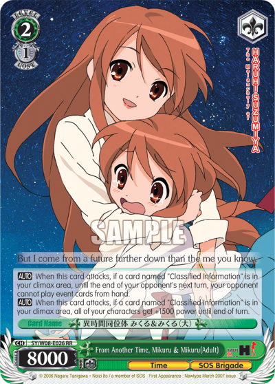 From Another Time, Mikuru & Mikuru - SY/W08-E026 - Double Rare available at 401 Games Canada