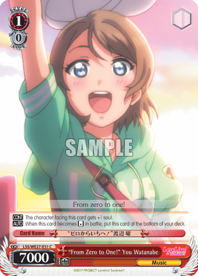 "From Zero to One!" You Watanabe - LSS/WE27-E31 - Common (Parallel Foil) available at 401 Games Canada