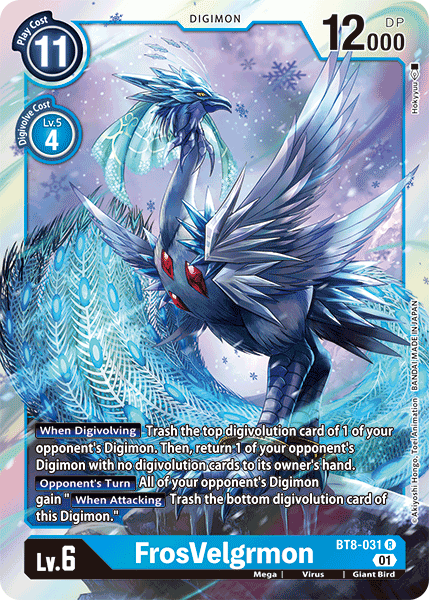 FrosVelgrmon - BT8-031 - Rare available at 401 Games Canada