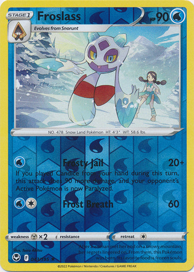 Froslass - 043/195 - Rare - Reverse Holo available at 401 Games Canada