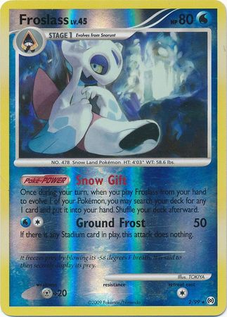 Froslass - 2/99 - Holo Rare - Reverse Holo available at 401 Games Canada