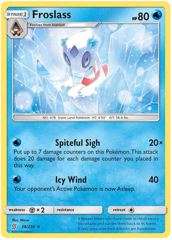 Froslass - 38/236 - Rare - Theme Deck Exclusive available at 401 Games Canada