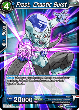 Frost, Chaotic Burst - DB2-041 - Uncommon available at 401 Games Canada