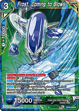 Frost, Coming to Blows - BT16-137 - Rare (Foil) available at 401 Games Canada