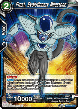 Frost, Evolutionary Milestone - BT15-053 - Common available at 401 Games Canada