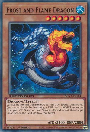 Frost and Flame Dragon - SGX2-ENE04 - Common - 1st Edition available at 401 Games Canada