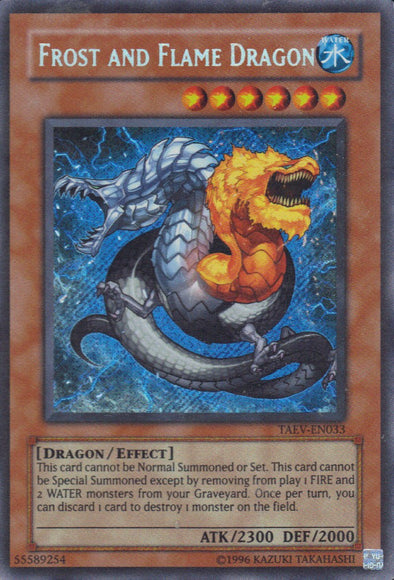 Frost and Flame Dragon - TAEV-EN033 - Secret Rare - Unlimited available at 401 Games Canada