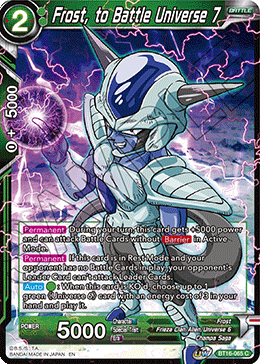 Frost, to Battle Universe 7 - BT16-065 - Common (Foil) available at 401 Games Canada