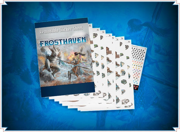 Frosthaven: Removable Sticker Set available at 401 Games Canada