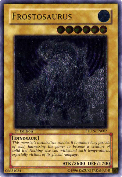 Frostosaurus - STON-EN002 - Ultimate Rare - 1st Edition available at 401 Games Canada