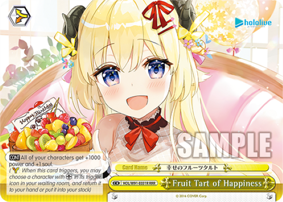 Fruit Tart of Happiness - HOL-W91-E031R - Triple Rare available at 401 Games Canada