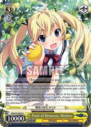 Fruit of Remorse, Michiru - GRI/S72-E007 - Rare available at 401 Games Canada