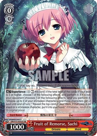 Fruit of Remorse, Sachi (SR) - GRI/S72-E052S - Super Rare available at 401 Games Canada