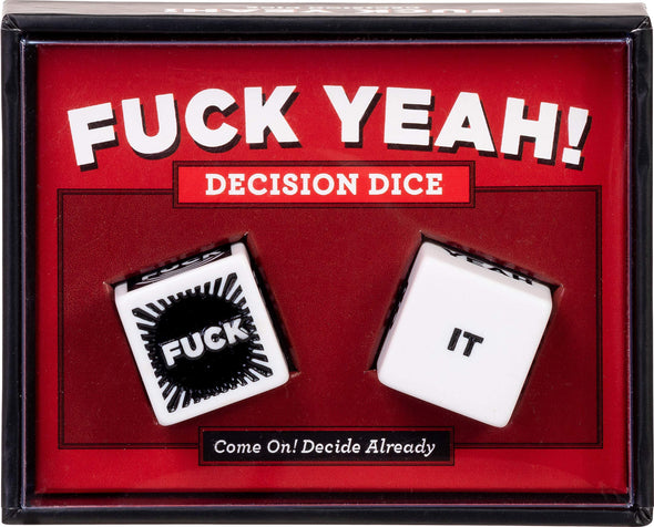 Fuck Yeah! Decision Dice available at 401 Games Canada