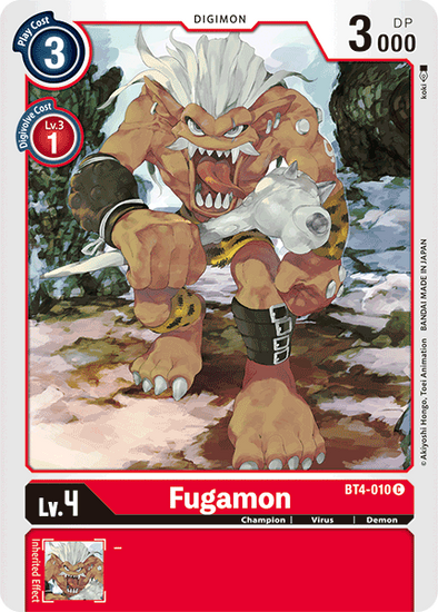 Fugamon - BT4-010 - Common available at 401 Games Canada