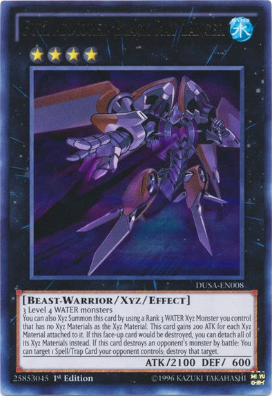 Full Armored Black Ray Lancer - DUSA-EN008 - Ultra Rare - 1st Edition available at 401 Games Canada