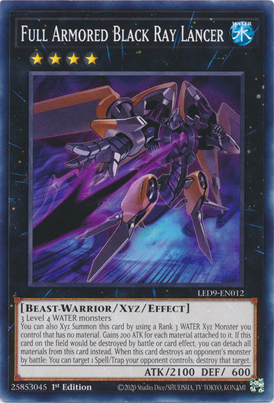 Full Armored Black Ray Lancer - LED9-EN012 - Common - 1st Edition available at 401 Games Canada