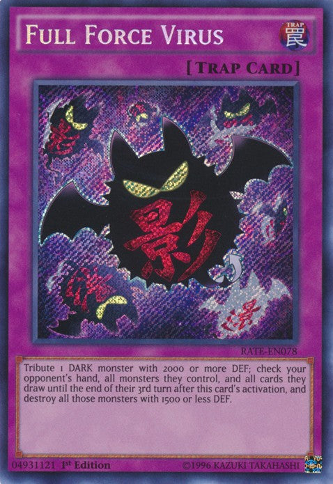 Full Force Virus - RATE-EN078 - Secret Rare - 1st Edition available at 401 Games Canada