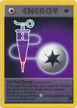 Full Heal Energy - 81/82 - Uncommon - 1st Edition available at 401 Games Canada