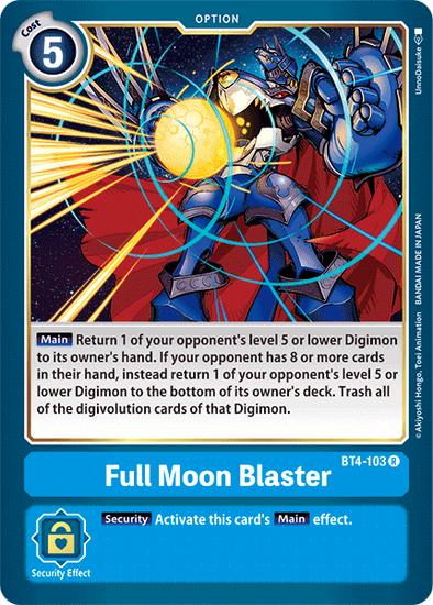 Full Moon Blaster - BT4-103 - Rare available at 401 Games Canada