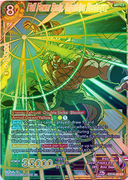 Full Power Broly, Impulsive Destroyer - EX19-30 - Expansion Rare (Foil) available at 401 Games Canada