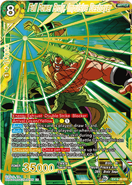 Full Power Broly, Impulsive Destroyer - EX19-30 - Expansion Rare available at 401 Games Canada