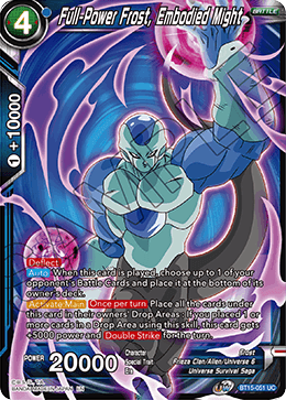 Full-Power Frost, Embodied Might - BT15-051 - Uncommon available at 401 Games Canada