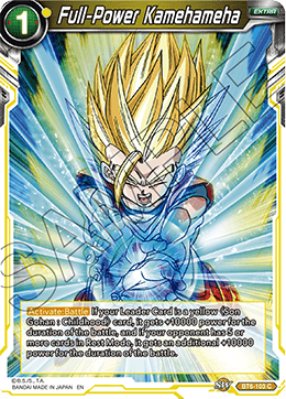 Full-Power Kamehameha - BT6-103 - Common (FOIL) available at 401 Games Canada