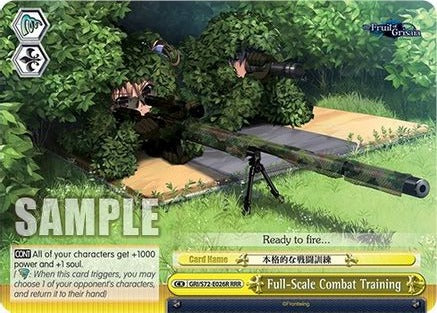 Full-Scale Combat Training (RRR) - GRI/S72-E026R - Triple Rare available at 401 Games Canada