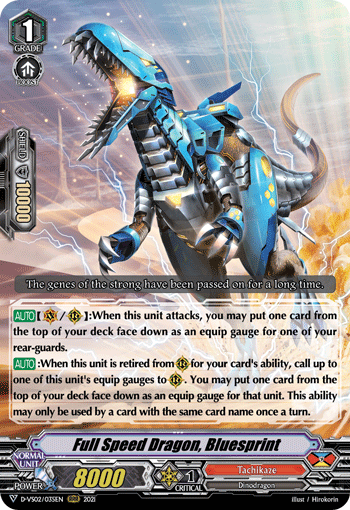 Full Speed Dragon, Bluesprint - D-VS02/035 - Triple Rare available at 401 Games Canada