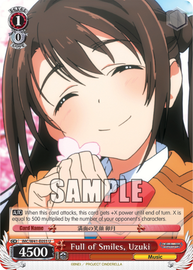 Full of Smiles, Uzuki - IMC/W41-E055 - Uncommon available at 401 Games Canada