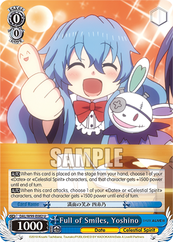 Full of Smiles, Yoshino - DAL/W99-E082 - Uncommon available at 401 Games Canada